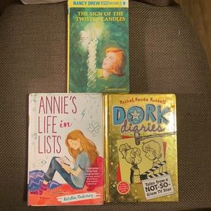 Girls hard cover reading books